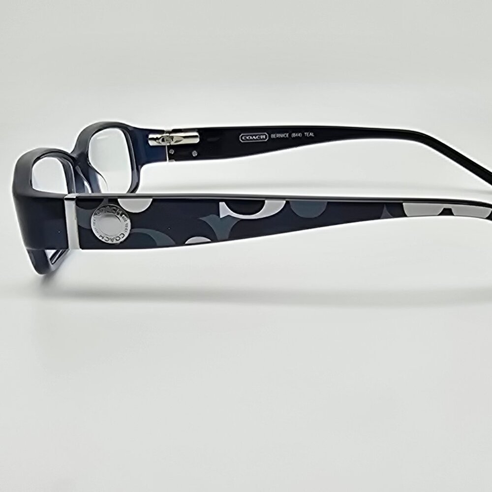 Coach Bernice 844 Teal Rectangular Eyeglasses Fra… - image 4